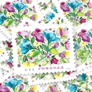 Celebration Blooms Forever Stamps 100pcs