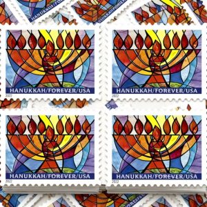 Hanukkah Forever Stamps 100pcs