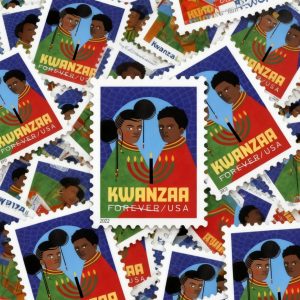 Kwanzaa Forever Stamps 100pcs